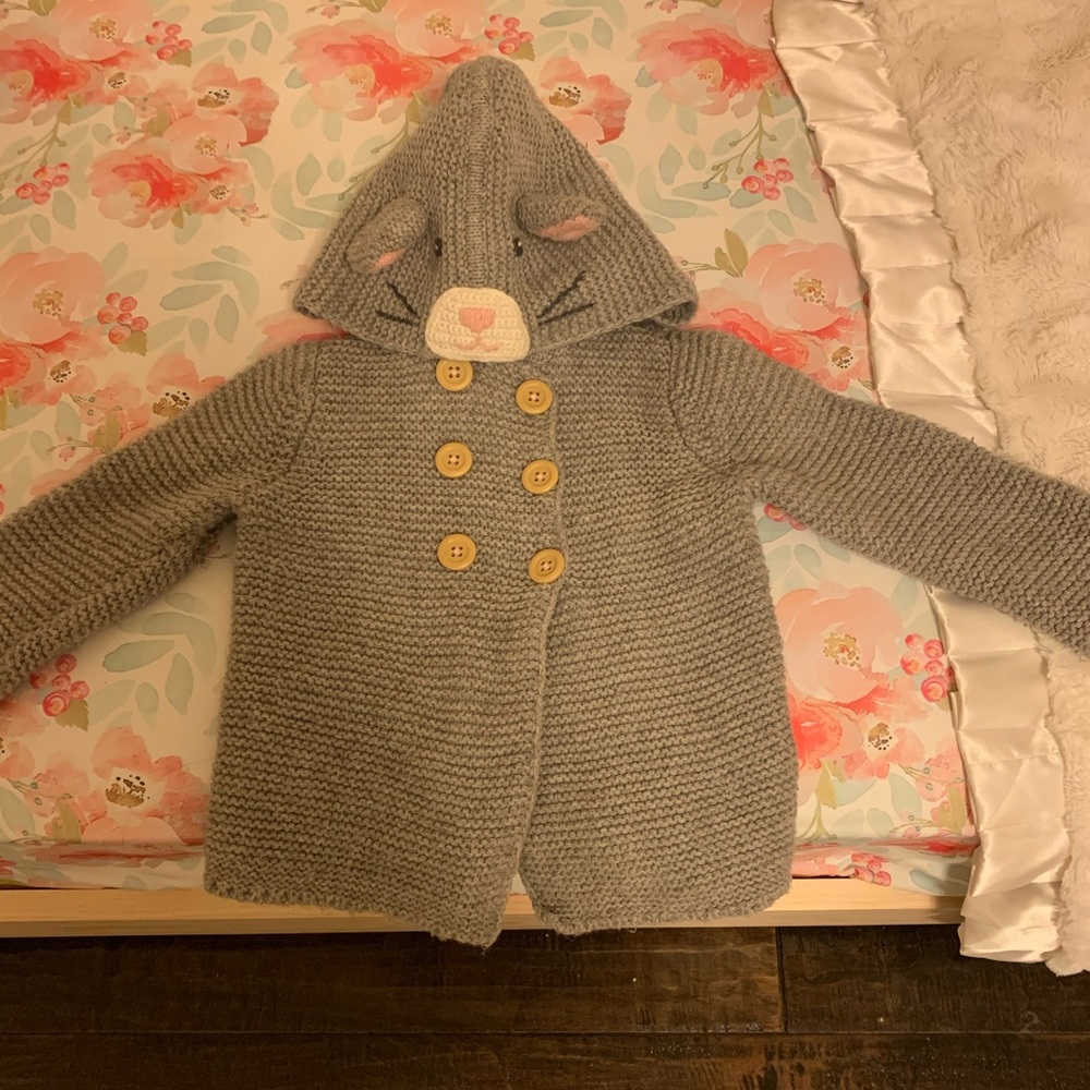 Mini Boden hooded cardigan